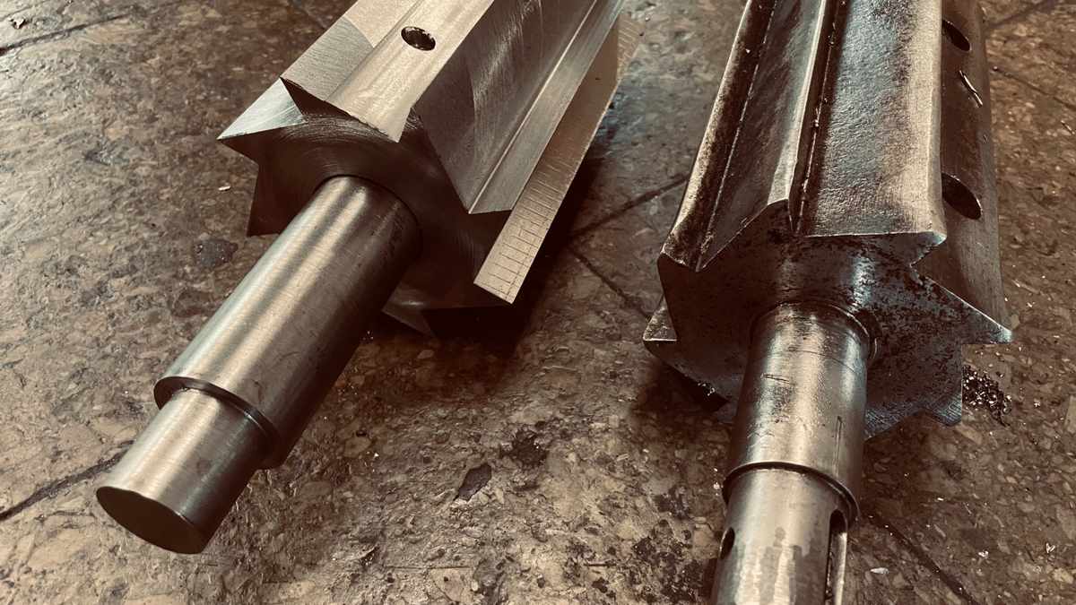 Puidutööstuse freespea taastamine – Coverty metallitööd (1/3)